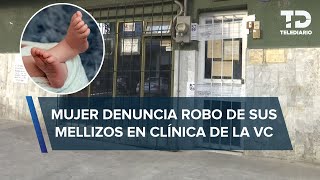 Personal de una clínica particular en CdMx roba a mellizos recién nacidos Fiscalía investiga [upl. by Ahseinek]