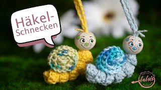 Schnecken häkeln SorgenwürmchenStyle DIY Anleitung [upl. by Ahsinuq]