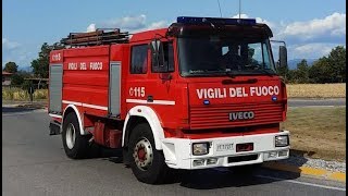 ABP Iveco 19026 vigili del fuoco Chiari in emergenza [upl. by Enaoj24]