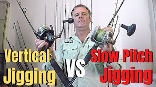 Slow Pitch Jigging VS Vertical Jigging  Saltwater jigging Basics amp Tactics [upl. by Aken]