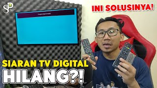 INI PENYEBAB Siaran TV Digital Hilang Semua  Gara  Gara Tombol Ini [upl. by Nimsay]