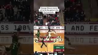 The ending to George Mason vs UMass was BIZARRE 🏀 shorts [upl. by Izzy]