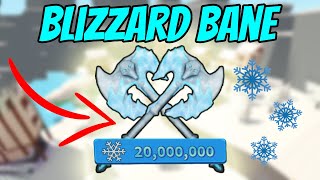 Buying the BLIZZARD BANE SWORD  Better than Scythe  Roblox Giant Simulator [upl. by Nagud649]