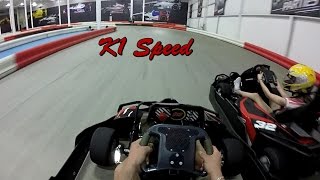 K1 Speed Indoor Kart racing Fishers Indiana [upl. by Newmann]