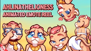 AhlinaTheLioness Animated Emote Reel [upl. by Enogitna136]