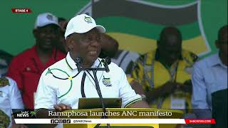 ANC Election Manifesto 2024  ANC Pres Cyril Ramaphosa delivers manifesto speech [upl. by Palestine]