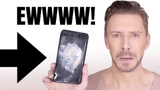 HOW TO STOP FOUNDATION COMING OFF ONTO YOUR PHONE [upl. by Fenner851]