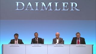 Daimler AG Jahrespressekonferenz 2016 [upl. by Moht]