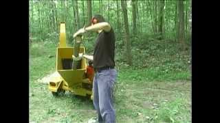 Wallenstein BXT Trailer Wood Chippers [upl. by Arakahs40]