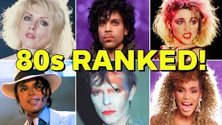 Top 300 1980s Songs RANKED [upl. by Gaal639]