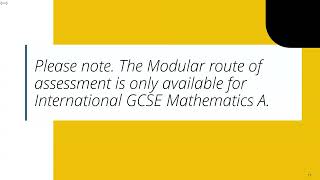 Pearson Edexcel International GCSE Mathematics Welcome to Pearson Module 2 [upl. by Annaiek]