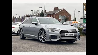 Used Audi A6 Avant 20 TFSI 45 S line S Tronic quattro Motor Match Stockport [upl. by Allekim]