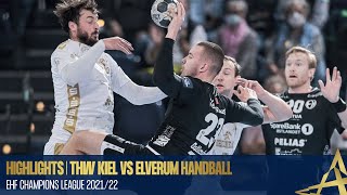 HIGHLIGHTS  THW Kiel vs Elverum Handball  Round 2  EHF Champions League 202122 [upl. by Eglanteen]