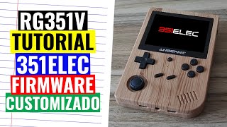 Tutorial Anbernic RG351V Instalação Firmaware Customizado 351ELEC Passo a Passo Console Portátil [upl. by Haral]