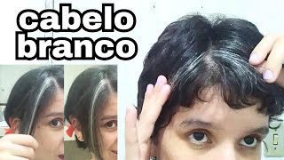 CABELO BRANCO COMO LIDAR COM ISSO  MECHA BRANCA NATURAL [upl. by Rodolfo888]