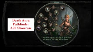 Death Aura  Caustic Arrow Pathfinder  POE 322 Showcase [upl. by Eartha]