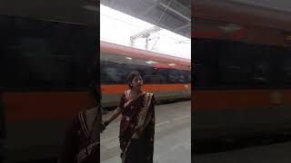 Vande Bharat expresstrending train views video trending tiktok trend vlog sorts youtube [upl. by Eduino]