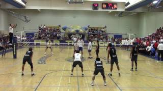 Clovis High Boys Volleyball vs Buchanan 051817 Set 5 [upl. by Tessler]