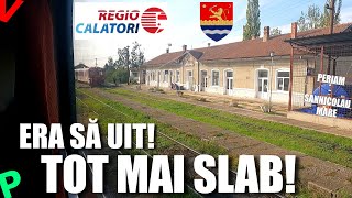 Chiar asa de slab  PeriamSannicolau Mare cu trenul Regio Calatori Oct2022 [upl. by Winstonn878]