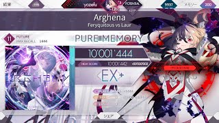 【arcaea】 Arghena 理論値 10001444pts [upl. by Olmstead]