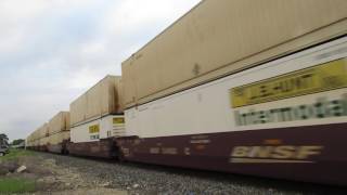 BNSF 5122 West  Joliet IL [upl. by Tosch]