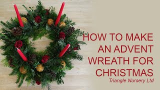 DIY How to Make an Advent Wreath [upl. by Eardna]