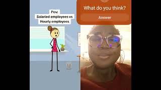 Get paid by the hour Vs on a salaryshorts shortsviral shortsvideo shorts shortsfeed 9to5 pov [upl. by Tomchay]