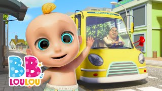 Les roues de lautobus 🚌 Comptines pour bébés  BB LouLou [upl. by Aizek]