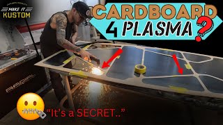 The EASY TRICK to use CARDBOARD for PLASMA Cutting Simple HOWTO [upl. by Amabelle]