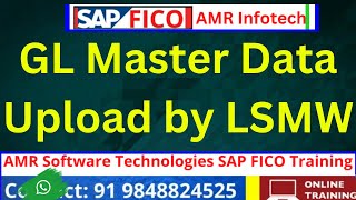 LSMW  GL Master Data Upload by LSMW LSMW Process For GL Upload  SAP FICO TRAINING IN TELUGU [upl. by Parthena]