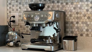 Breville Barista Express Espresso Machine Unboxing and Setup  BES870XL [upl. by Kucik270]