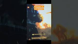 Fallout 4 Farr Harbor Mini Nuke vs Enraged Fog crawler [upl. by Meingoldas449]