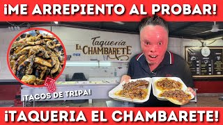 Probando la Famosa Taquería El Chambarete  ¡Tacos de Asada y Tripa [upl. by Enyale977]