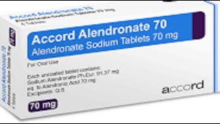 Alendronate Binosto Fosamax to treat osteoporosis caused by menopause steroid use or gonadal fai [upl. by Esydnac4]