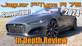 2024 Jaguar FType R 75 Convertible Start Up Test Drive amp In Depth Review [upl. by Airenahs]