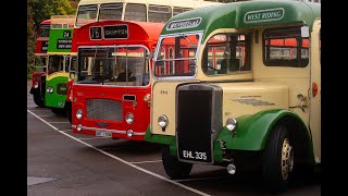 Skipton October 2024 vintage bus running event [upl. by Ellata]