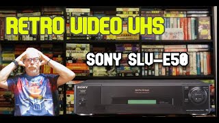 Retro Video  Sony VHS SLV E50 [upl. by Gorton]