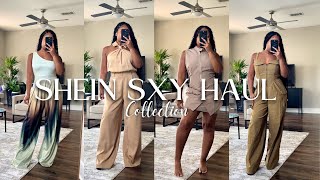 SHEIN SXY Collection Haul  Affordable Trendy Fashion TryOn [upl. by Akira]