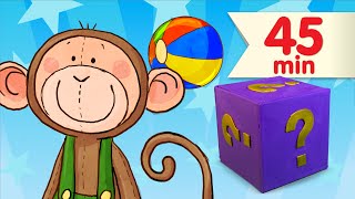 Mystery Box 3  Original Nursery Rhymes  More  Super Simple Songs [upl. by Cyler]