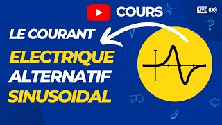 le courant électrique alternatif sinusoïdal cours [upl. by Renruojos99]