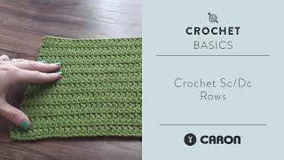 Crochet ScDc Rows [upl. by Econah]