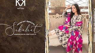 Viscose diamond digital print suits by Tawakkal [upl. by Fayina]