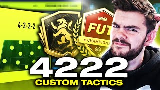 Best META 4222 Custom Tactics ELITE Division META  FIFA 22 Ultimate Team [upl. by Ennovehs]