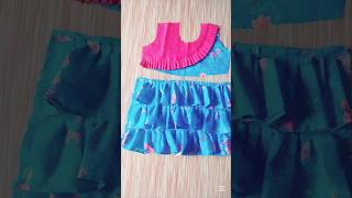 Baby frock design cutting amp stitching youtubeshorts shortvideo babyforck frockdesign newfrock [upl. by Yblehs766]