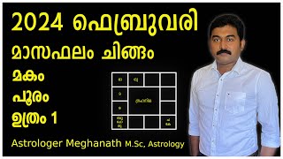 chingam february 2024 monthly predictions in malayalam [upl. by Kerek]