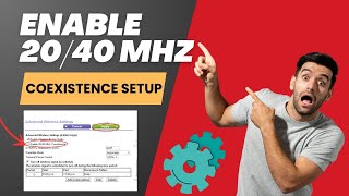 Enable 2040 mhz coexistence setup [upl. by Nna]