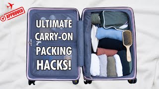 27 Travel PACKING HACKS  How to Pack Better [upl. by Nedearb]