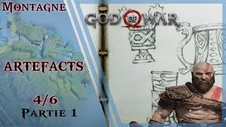 God of War  Montagne  Emplacement des Artefacts [upl. by Watt]