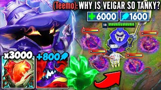 Veigar but I have infinitely scaling health and ability power 6000 HEALTH 1600 AP [upl. by Kari]