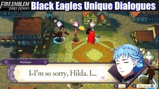 FE3H Black Eagles Unique Dialogues  Fire Emblem Three Houses [upl. by Mosenthal360]